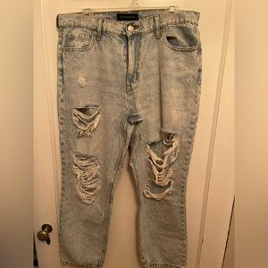 Aeropostale Distressed Mom Jeans size 12